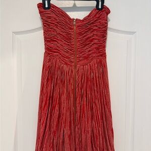 Plenty by Tracy Reese Vibrant Red Strapless Dress